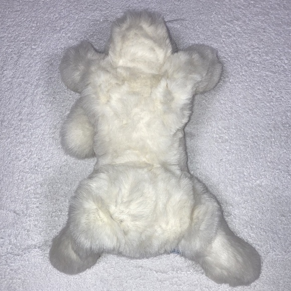 Eden toy 16”  white bunny laying down bunny - Picture 3 of 5